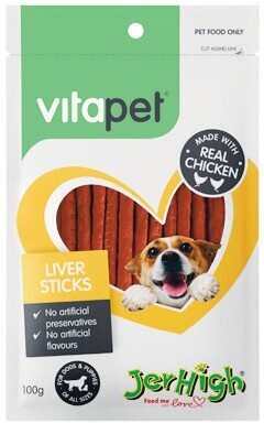 Woolworths Vitapet Jerhigh Dog Treats 80-­100g offer