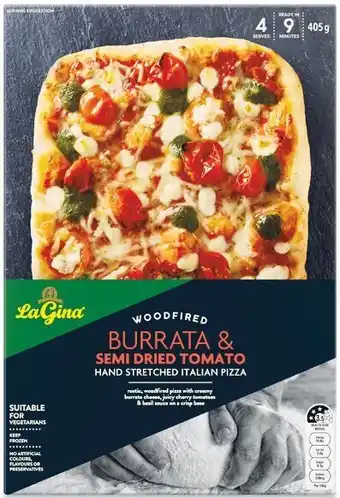 Woolworths LaGina Pizza 405­-425g offer