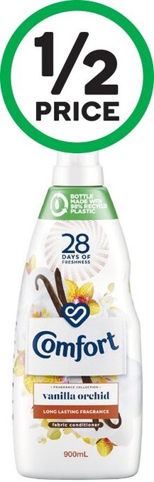 Woolworths Comfort Fragrance Fabric Softener 900ml offer