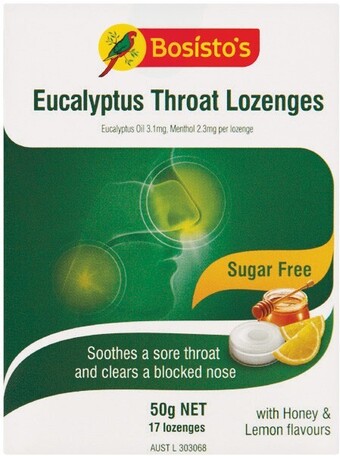 Woolworths Bosisto's Eucalyptus Drops Sugar Free 50g~ offer