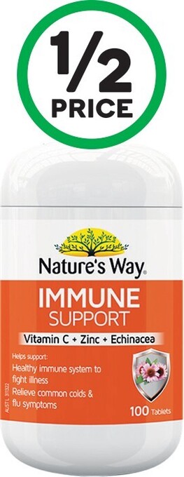 Woolworths Nature's Way Daily Immunity Pk 100~ offer