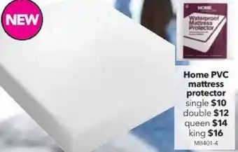 Home PVC Mattress Protector King