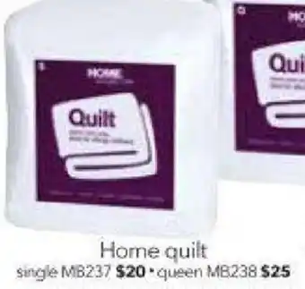 Cheap as Chips Home Quilt Single MB237 offer