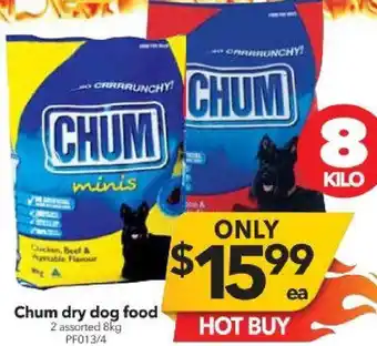 Cheap as Chips Chum Dry Dog Food PF013/4 offer
