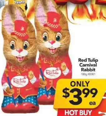 Red Tulip Carnival Rabbit XEO01