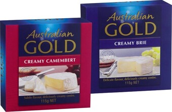 IGA Australian Gold Creamy Camembert or Brie 115g offer