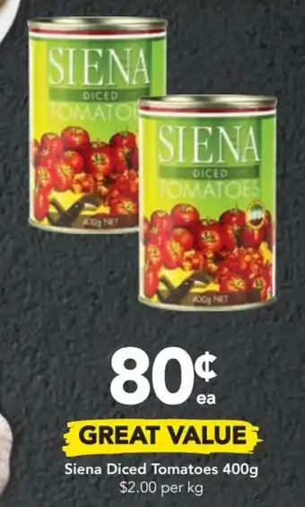 Siena Diced Tomatoes 400g