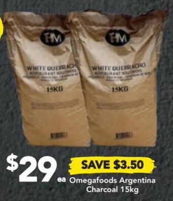 Omegafoods Argentina Charcoal 15kg