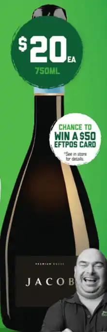 The Bottle O Jacob Brut Cuvee 750mL offer