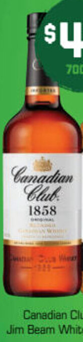 The Bottle O Canadian Club Whisky 700mL offer