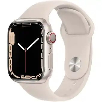 JB Hi-Fi Apple Watch Series 7 41mm Starlight Aluminium Case GPS + Cellular offer