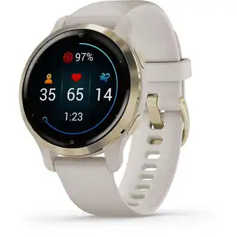 JB Hi-Fi Garmin Venu 2S Sports Watch (Light Gold/Light Sand) offer