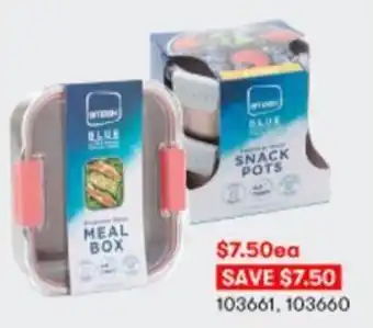 Smash Blue Meal Box/Snack Pots