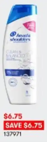 BIG W Head & Shoulders Clean & Advanced Shampoo offer