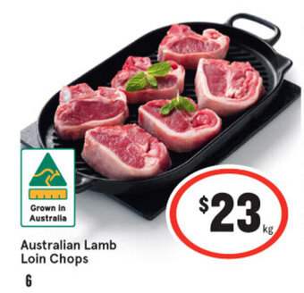 IGA Australian lamb loin chops offer