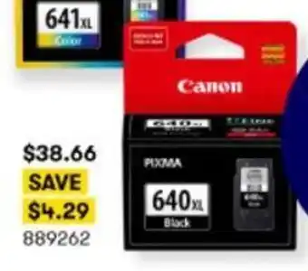 BIG W Canon 640 XL Black Ink offer