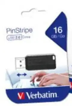 Verbatim Pinstripe 16GB USB