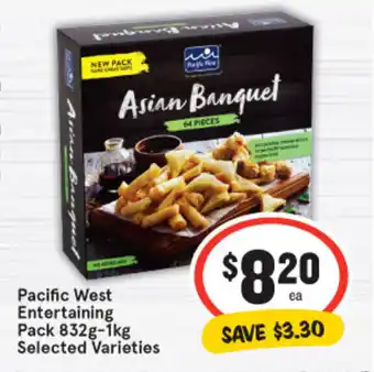 IGA Pacific west entertaining pack 832-1kg offer
