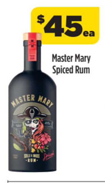 Liquorland Master mary spiced rum offer