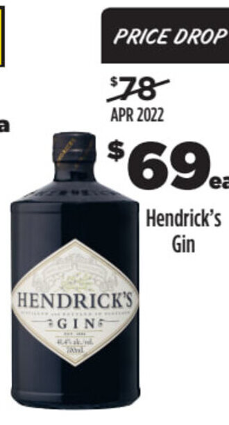 Liquorland Hendrick's gin offer