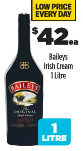 Liquorland Baileys irish cream 1 litre offer