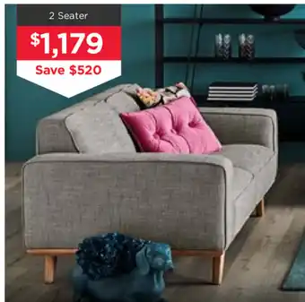Early Settler Carson - Marle Grey Sofa 2 Seater offer