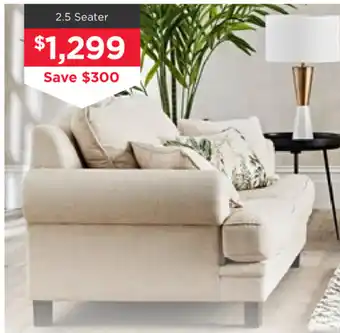 Early Settler Lisette - Linen or Indigo Velvet Sofa 2.5 Seater offer
