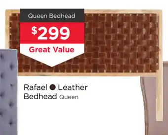 Rafael - Leather Bedhead Queen