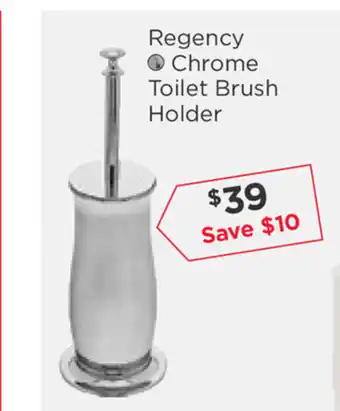 Early Settler Regency - Chrome Toilet Brush Holder offer