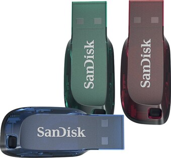 Officeworks SanDisk 3 Pack 32GB Cruzer Blade USB Flash Drives offer