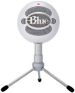 Officeworks Blue Snowball Ice USB Microphone - White offer