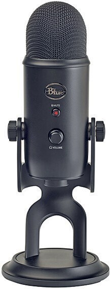 Officeworks Blue Yeti USB Microphone - Black offer