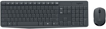 Officeworks Logitech Wireless Keyboard and Mouse Combo MK235 offer