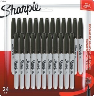 Officeworks Sharpie 24 Pack Permanent Markers offer