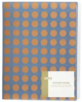 Officeworks Otto A3/A4 Document Holder Zip Wallet - Assorted offer