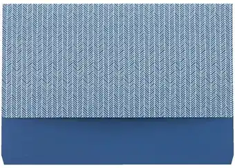 Officeworks Otto A4 Manilla Document Wallet - Blue offer