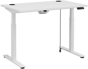 Officeworks J.Burrows Matrix Executive Sit Stand Electric Desk 1200mm offer