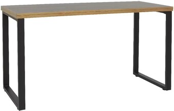 Officeworks Otto Contour Woodgrain Desk offer