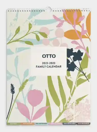 Officeworks Otto Nurture Nature Family Calendar offer