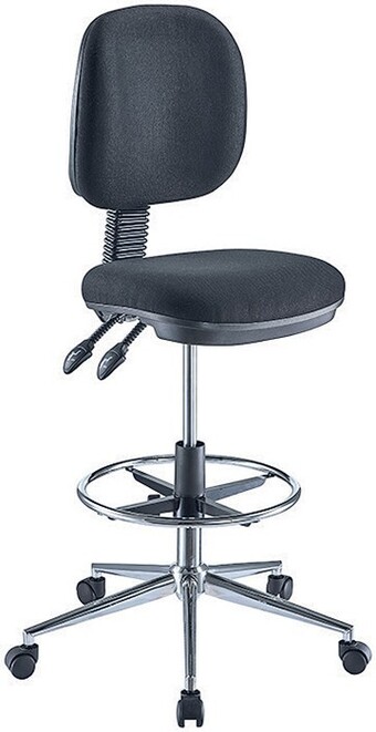 Officeworks J.Burrows Deluxe Drafting Chair offer