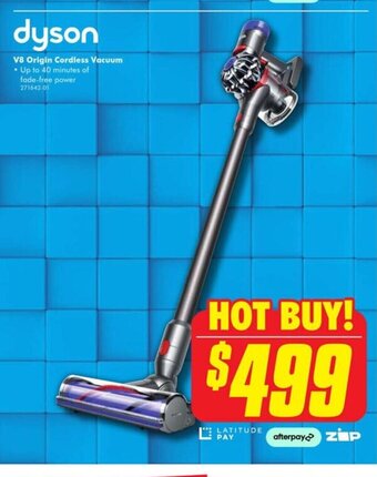 The Good Guys Dyson V8 Origin Cordless Vacuum offer