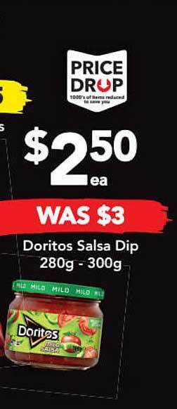 Drakes Doritos Salsa Dip 280g - 300g offer