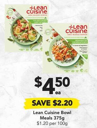 Lean Cuisine Bowl Meals 375g