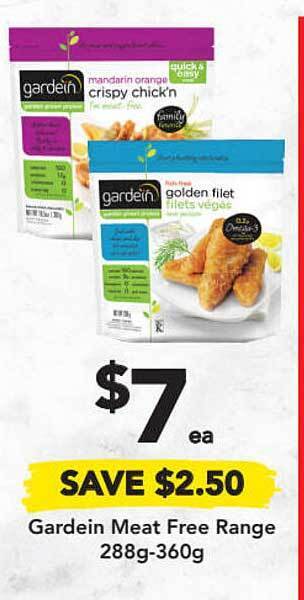 Drakes Gardein Meat Free Range 288g-360g offer