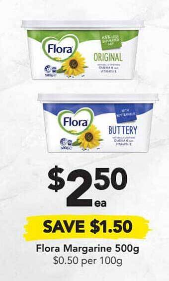 Drakes Flora Margarine 500g offer
