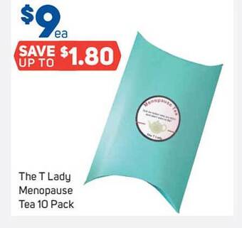 Foodland The T Lady Menopause Tea 10 Pack offer
