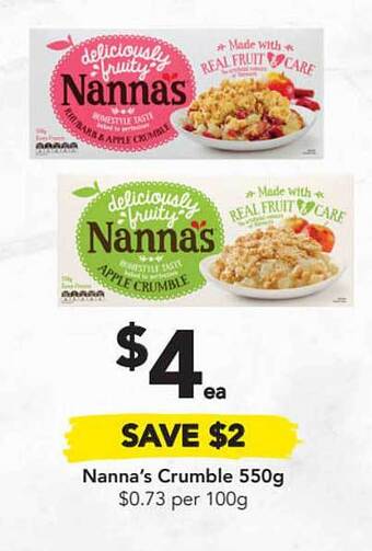 Drakes Nanna's Crumble 550g offer