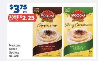 Foodland Moccona Coffee Sachets 10 Pack offer