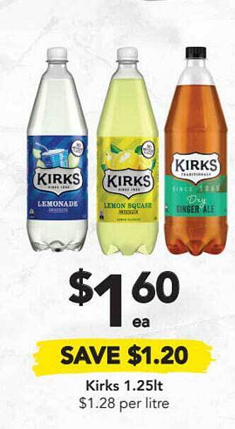 Drakes Kirks 1.25Lt offer