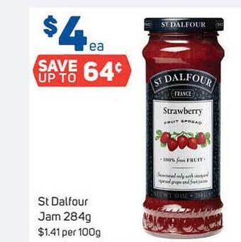 Foodland St Dalfour Jam 284g offer